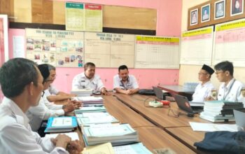 Jalankan Fungsi Pengawasan, Pihak Kecamatan Petarukan Dampingi Inspektorat di Kendaldoyong
