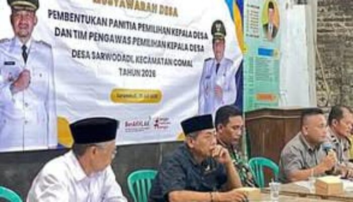 Persiapan Pilkades Sarwodadi 2026: Panitia Pemilihan dan Tim Pengawas Resmi Terbentuk