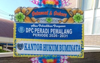 Resmi Dilantik, Kepengurusan DPC PERADI Pemalang Periode 2026–2031 Raih Ucapan Selamat dari Kantor Hukum Buminata