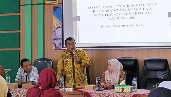 Tingkatkan Kesehatan Pelajar, Puskesmas Bersama Kecamatan Petarukan Gelar Sosialisasi Lintas Sektor 2026