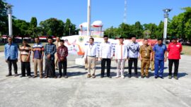 AMANKAN PILKADES SERENTAK 2026, PEMKAB PEMALANG GELAR PASUKAN SATLINMAS DAN SIMULASI PENGAMANAN TPS