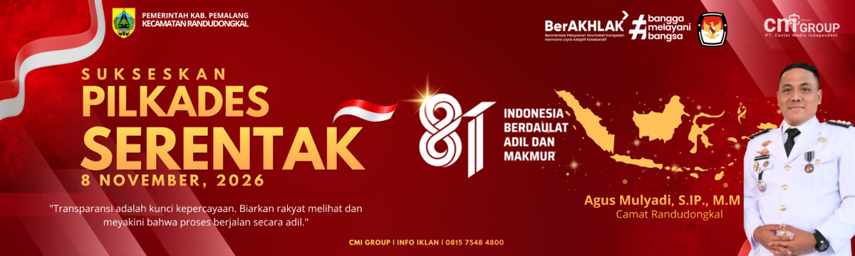 Pilkades Serentak 2026 - Kecamatan Comal