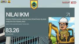 Raih Nilai IKM 83,26, Kinerja Pelayanan Publik DPU PR Kabupaten Pemalang Diganjar Predikat Baik