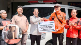 Unit ambulans operasional CSR Bank BRI untuk Relindo Kabupaten Batang yang difasilitasi Rizal Bawazier.