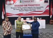 Bupati Yudas Tebai Terima Piagam Penghargaan: Arsip ASN Dogiyai Peringkat 5 Besar se-Kanreg IX BKN Jayapura