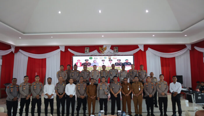 Polres Tanjab Timur Gelar Rakor Strategi Penanggulangan Geng Motor, Deklarasikan Komitmen Ciptakan Daerah Aman dan Kondusif