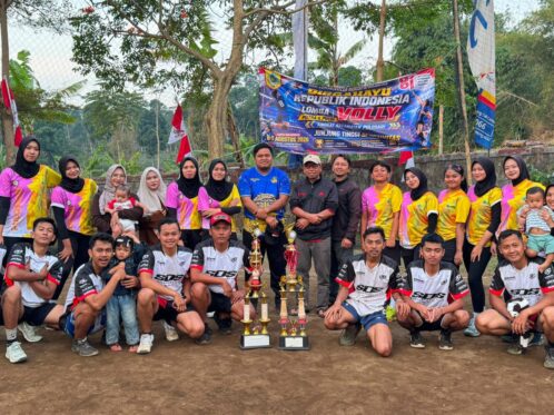 Tim Putri GMS dan Tim Putra KVC Raih Juara 1 Turnamen Voli HUT RI ke-81 Kecamatan Pulosari