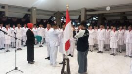 Siap Kibarkan Merah Putih di Lapangan Pegundan, Paskibra Kecamatan Petarukan Resmi Dikukuhkan