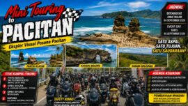 Jelajah Pesisir Pacitan: Ratusan Bikers Lintas Komunitas Siap Gelar Touring Bersama